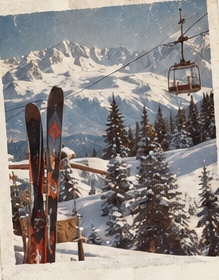 Imagined ski photograph